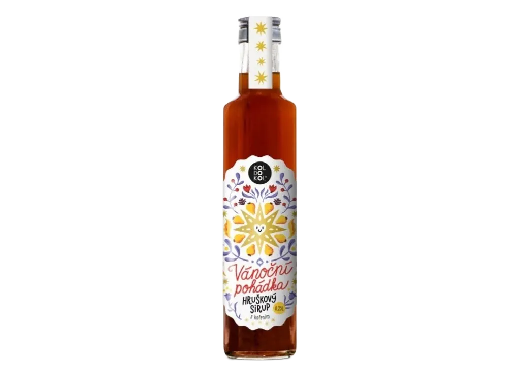 [Vánoční pohádka sirup 250 ml] Koldokol - Vánoční pohádka hruškový sirup 0,25l