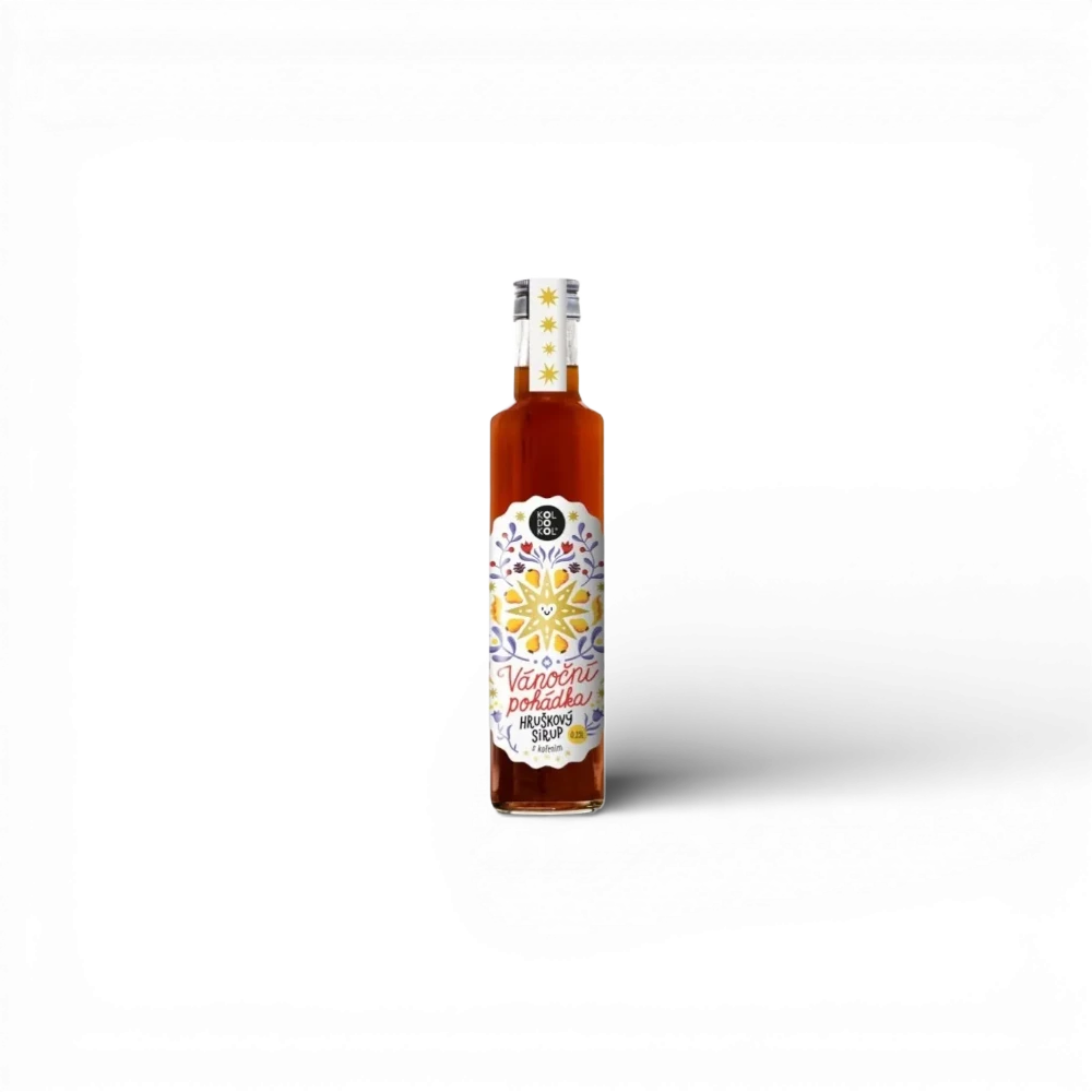 [Vánoční pohádka sirup 250 ml] Koldokol - Vánoční pohádka hruškový sirup 0,25l