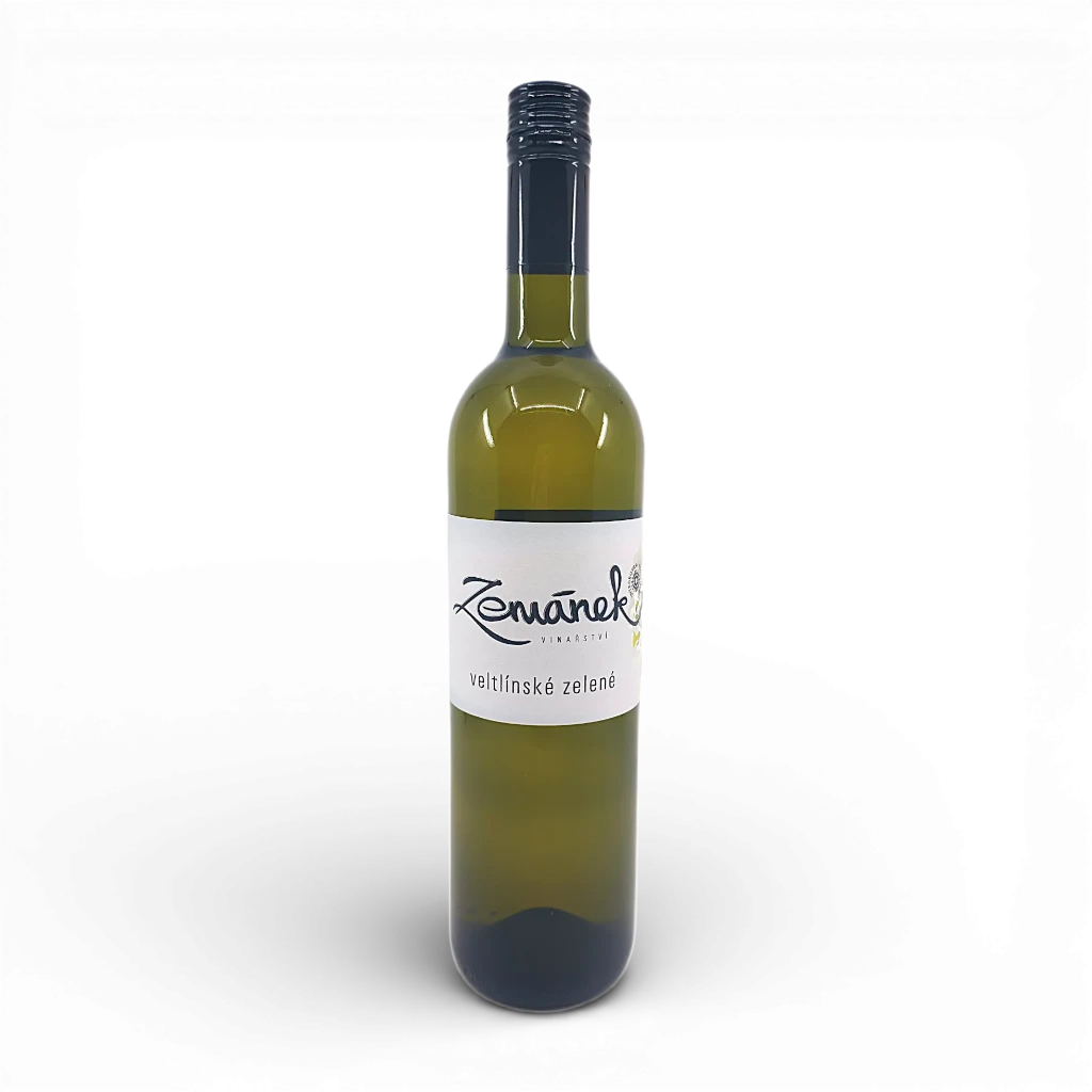 [Veltlínské zelené] Zemánek - Veltlínské zelené, bílé, polosuché 12,5% 0,75l