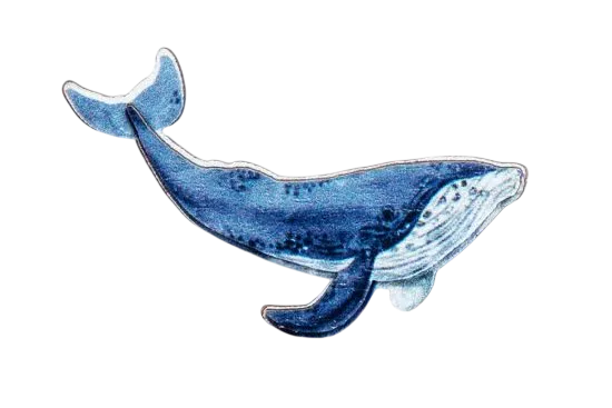 [Whale Brooch by Epipi - Dřevěná brož Velryba – by Epipi] BeWooden - Dřevěná brož Velryba – by Epipi