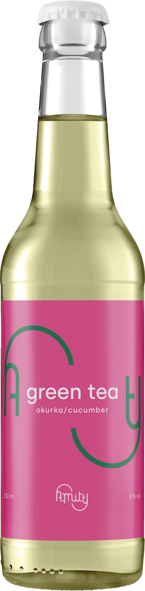 Amity - Green tea okurka 0,33l
