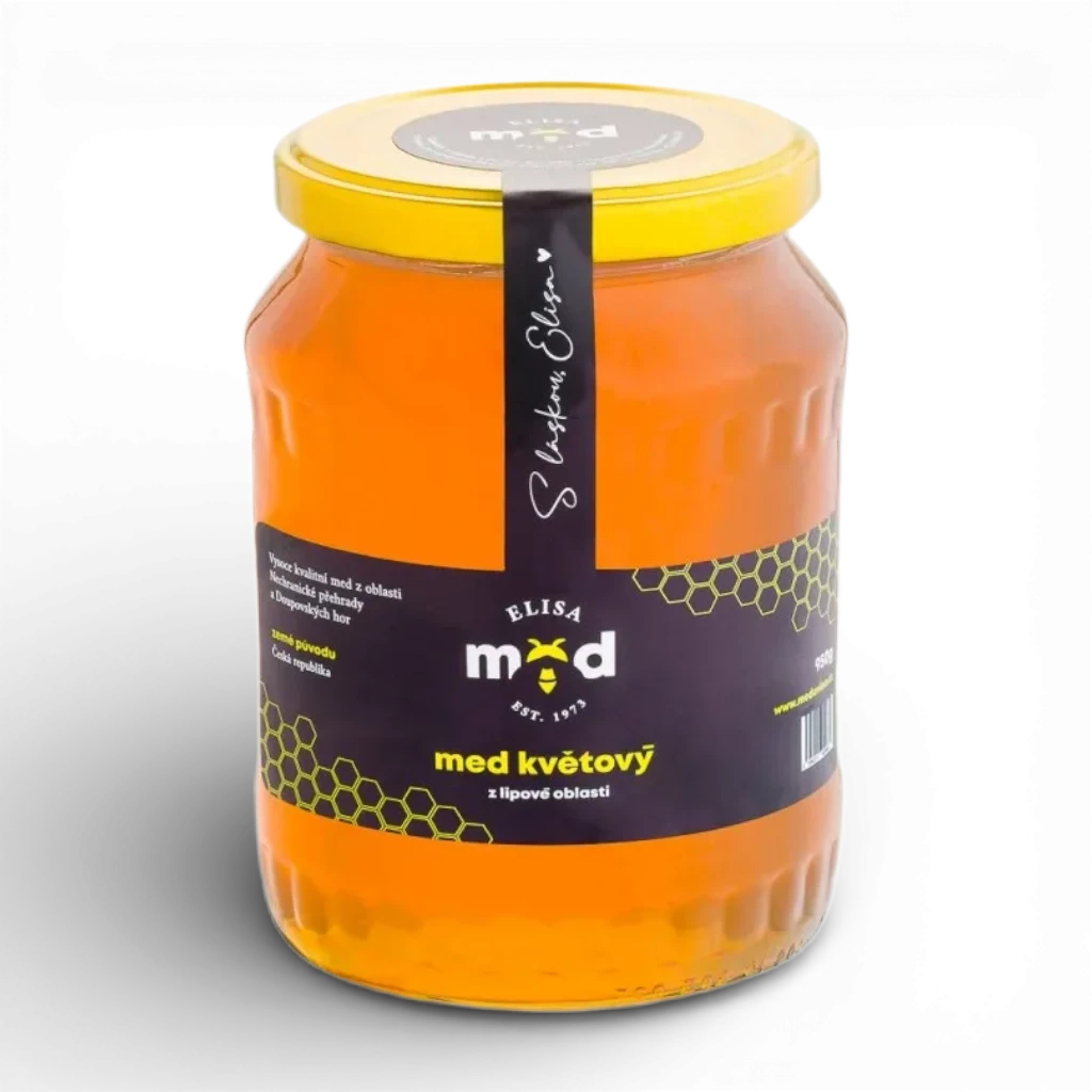 [KVA-MEDLIPOVY-0.95] Elisa - Med květový lipový 950g