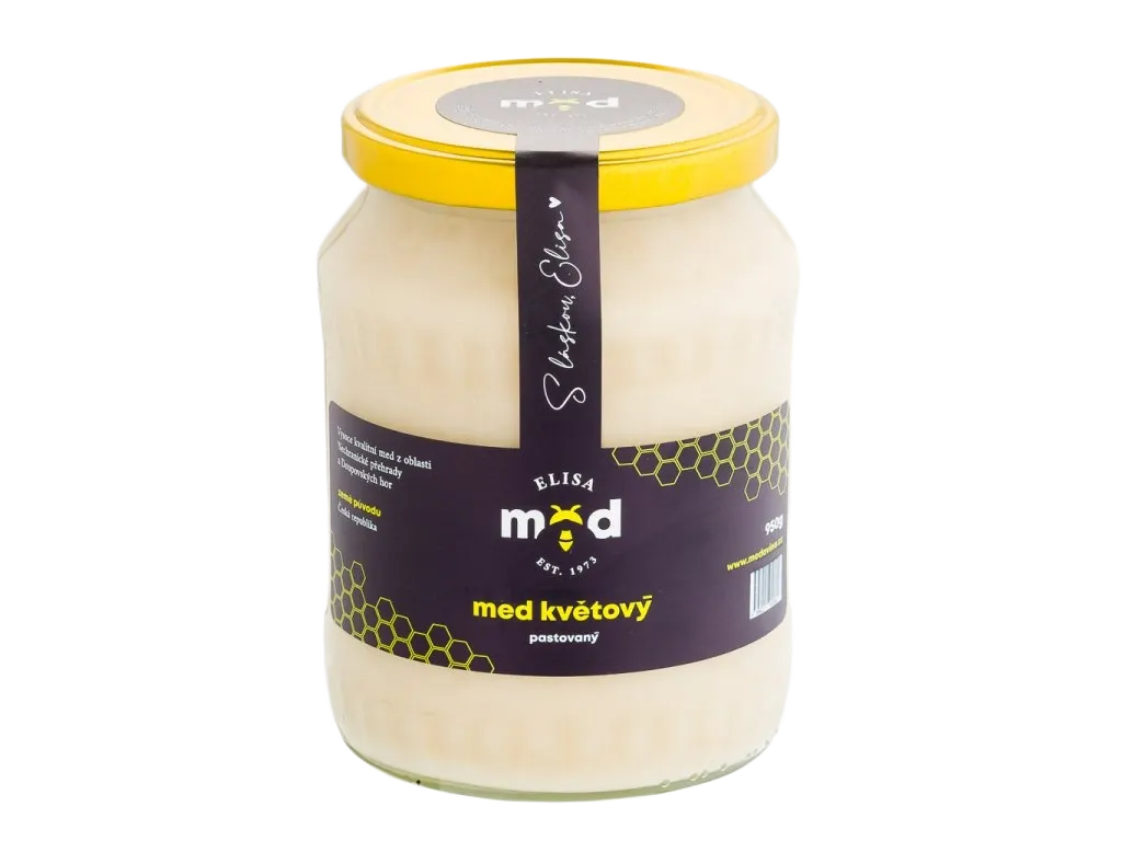 [KVA-MEDPASTOVANY-0.95] Elisa - Med květový pastovaný 950g