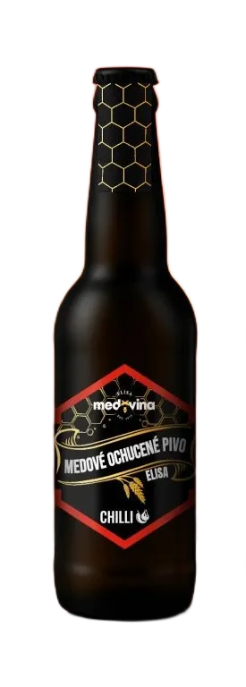 [CHILLI-PIVO-0.33L] Elisa - Medové pivo Chilli 5,9%, 0,33l
