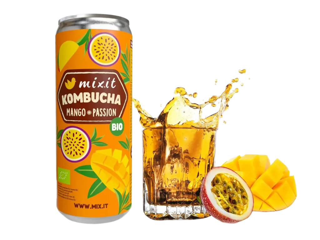 Mixit - BIO Kombucha Mango & Passion Fruit 330ml