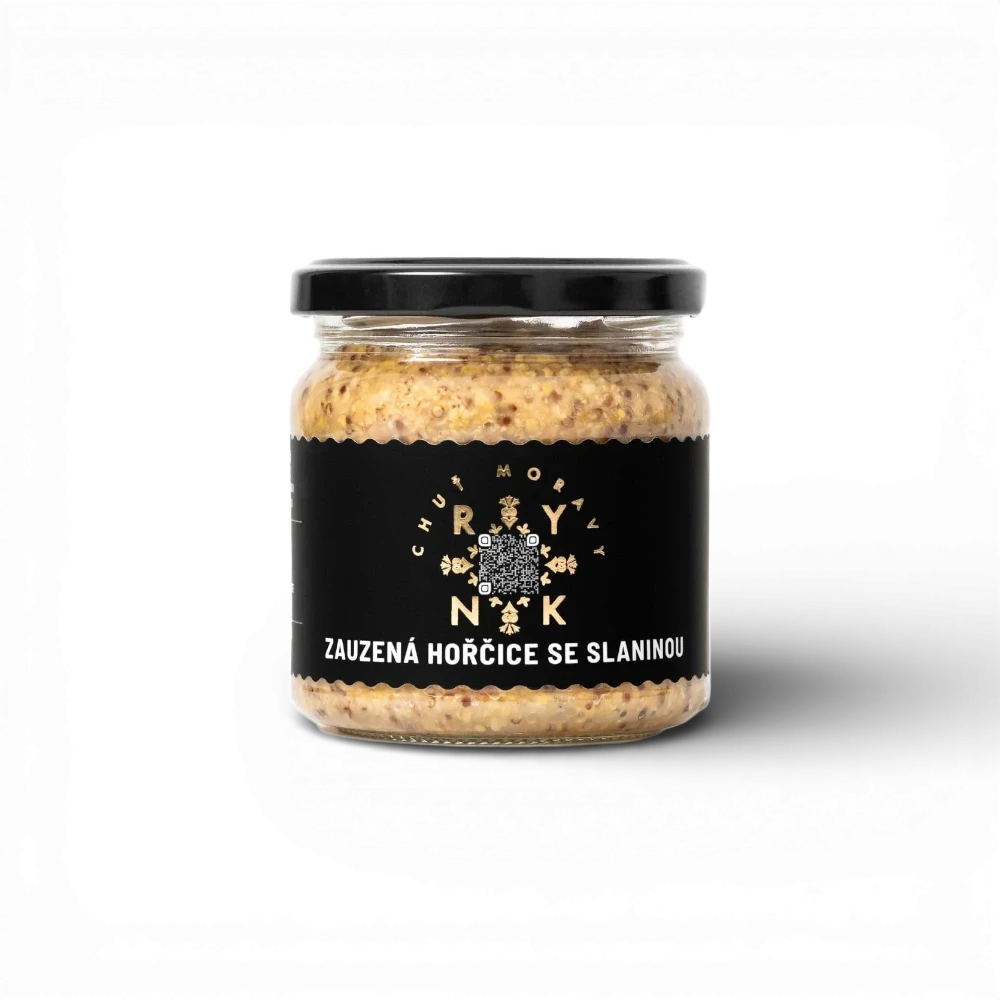 [RY010] Chuť Moravy - Zauzená hořčice se slaninou 220ml