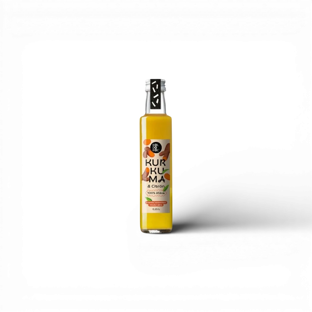 [1091] Koldokol - Kurkuma a citrón 100% šťáva 250ml