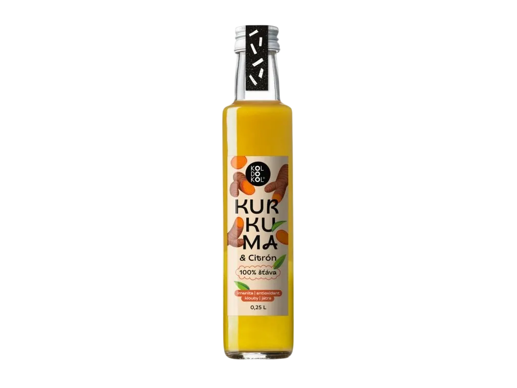 [1091] Koldokol - Kurkuma a citrón 100% šťáva 250ml