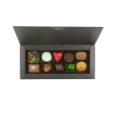 DON COCO - Kazetka 10ks pralinek 120g (černá)