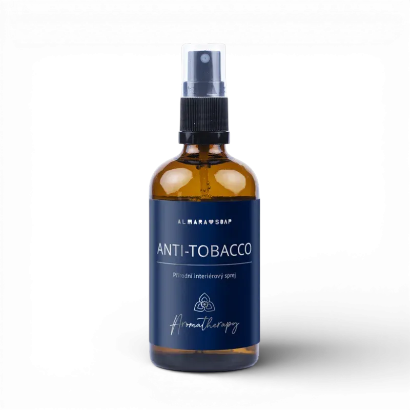 [AS-04AROMTOBACO00CZ] Almara Soap - Přírodní interiérový sprej Anti-tabacco 100ml