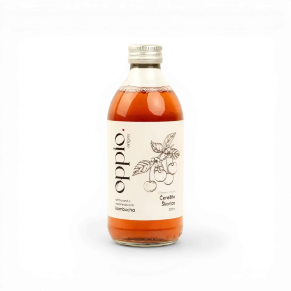 [08] Oppio - Kombucha třešeň & skořice 330ml