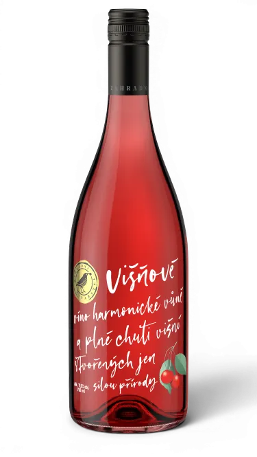 [102131] Zahradní vinařství - Ovocné víno Višeň 0,75l