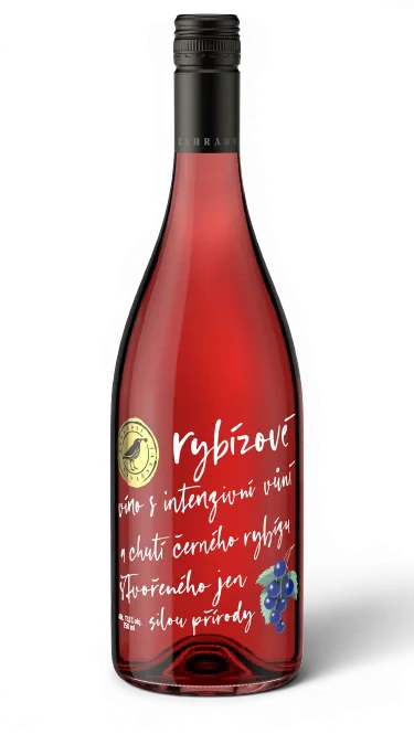 [102130] Zahradní vinařství - Ovocné víno Rybíz 0,75l